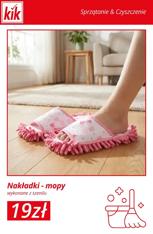 KiK - gazetka promocyjna Akcesoria do sprzątania od środy 14.01  - strona 4