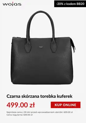 Dzień Babci i Dziadka - gazetka promocyjna Wojas | -20% na torebki przy zakupie min. 1 pary obuwia od środy 14.01  - strona 3