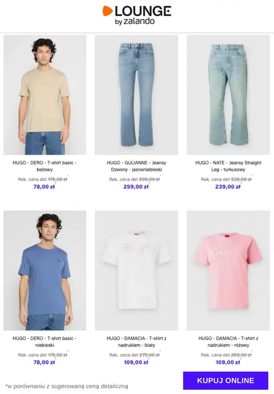 Lounge by Zalando - gazetka promocyjna Do -73% HUGO od środy 14.01 do soboty 17.01 - strona 6