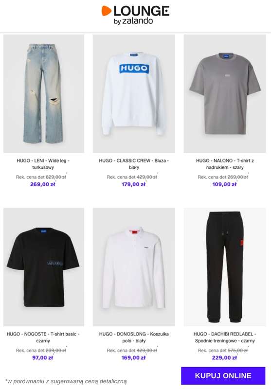 Lounge by Zalando - gazetka promocyjna Do -73% HUGO od środy 14.01 do soboty 17.01 - strona 8