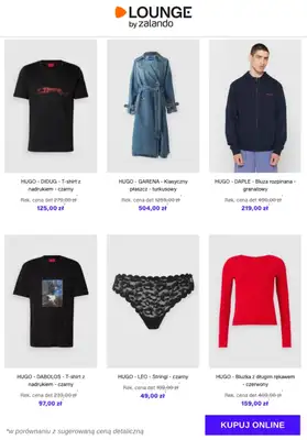 Lounge by Zalando - gazetka promocyjna Do -73% HUGO od środy 14.01 do soboty 17.01 - strona 5