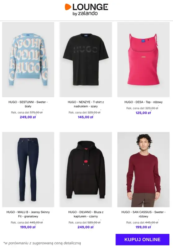 Lounge by Zalando - gazetka promocyjna Do -73% HUGO od środy 14.01 do soboty 17.01 - strona 9
