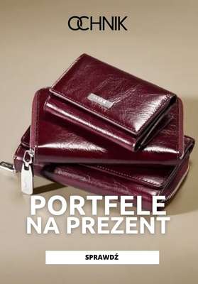 Dzień Babci i Dziadka - gazetka promocyjna Ochnik | Portfele na prezent od środy 14.01 
