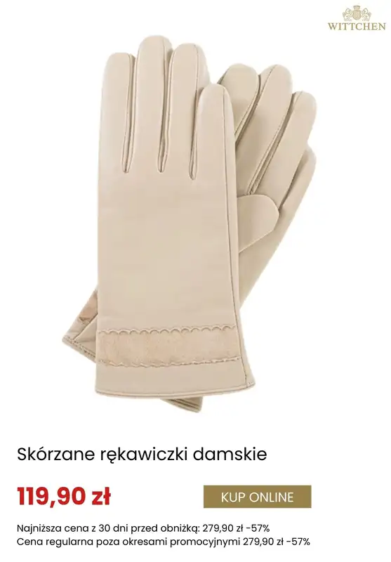 Dzień Babci i Dziadka - gazetka promocyjna Wittchen | Rękawiczki skórzane na prezent od środy 14.01  - strona 5