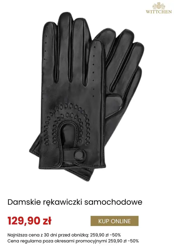 Dzień Babci i Dziadka - gazetka promocyjna Wittchen | Rękawiczki skórzane na prezent od środy 14.01  - strona 6