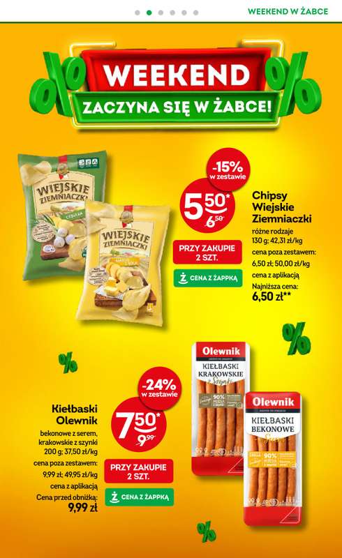 Żabka - gazetka promocyjna Gazetka weekendowa  do niedzieli 18.01 - strona 3