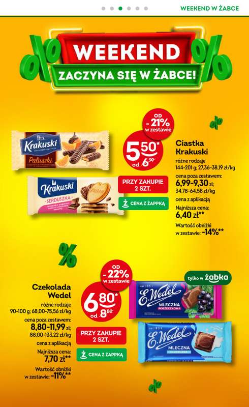 Żabka - gazetka promocyjna Gazetka weekendowa od piątku 16.01 do niedzieli 18.01 - strona 4