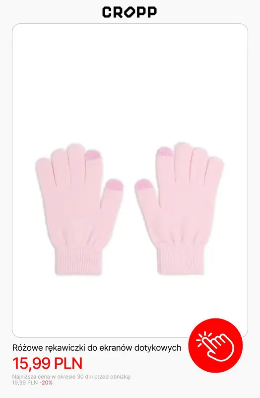 Cropp - gazetka promocyjna Wyprzedaż: zimowe akcesoria dla niej od środy 14.01  - strona 4