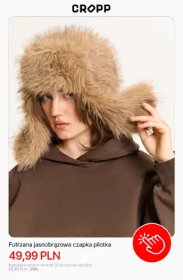 Cropp - gazetka promocyjna Wyprzedaż: zimowe akcesoria dla niej od środy 14.01  - strona 5