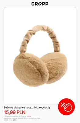 Cropp - gazetka promocyjna Wyprzedaż: zimowe akcesoria dla niej od środy 14.01  - strona 6