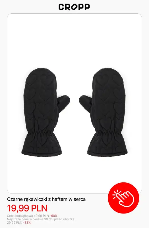 Cropp - gazetka promocyjna Wyprzedaż: zimowe akcesoria dla niej od środy 14.01  - strona 7