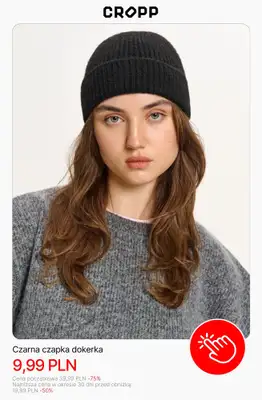 Cropp - gazetka promocyjna Wyprzedaż: zimowe akcesoria dla niej od środy 14.01  - strona 8