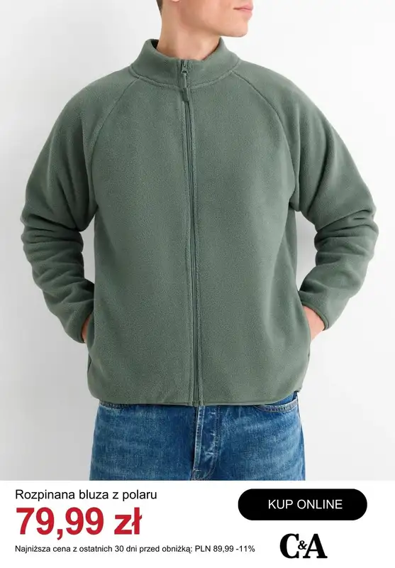 C&A - gazetka promocyjna Odzież Basic dla niego od środy 14.01  - strona 5