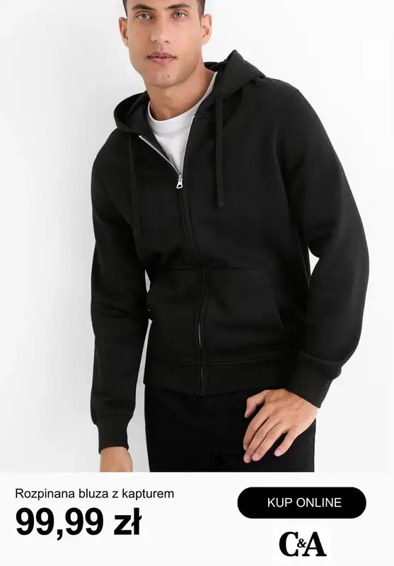 C&A - gazetka promocyjna Odzież Basic dla niego od środy 14.01  - strona 10