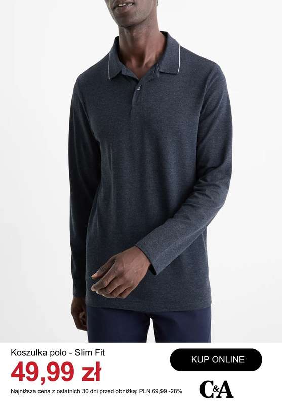 C&A - gazetka promocyjna Odzież Basic dla niego od środy 14.01  - strona 3