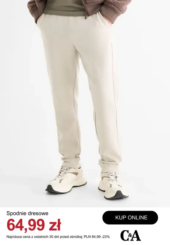 C&A - gazetka promocyjna Odzież Basic dla niego od środy 14.01  - strona 2