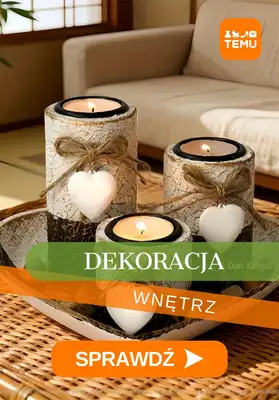 Temu - gazetka promocyjna Produkty do dekoracji wnętrz od środy 14.01 