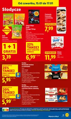 Lidl - gazetka promocyjna Oferta od czwartku od czwartku 15.01 do soboty 17.01 - strona 41