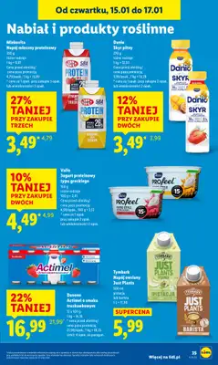 Lidl - gazetka promocyjna Oferta od czwartku od czwartku 15.01 do soboty 17.01 - strona 35