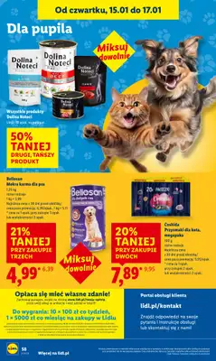 Lidl - gazetka promocyjna Oferta od czwartku od czwartku 15.01 do soboty 17.01 - strona 58
