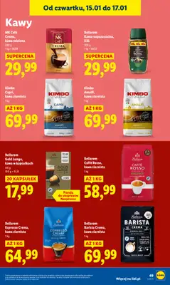 Lidl - gazetka promocyjna Oferta od czwartku od czwartku 15.01 do soboty 17.01 - strona 49