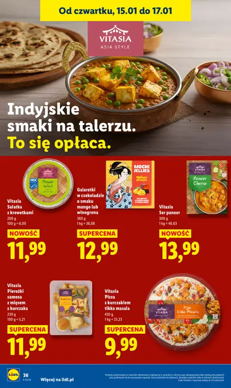 Lidl - gazetka promocyjna Oferta od czwartku od czwartku 15.01 do soboty 17.01 - strona 36