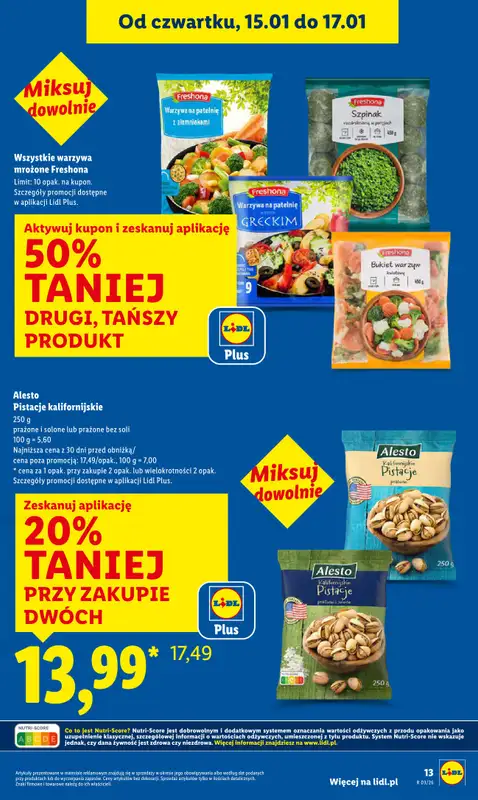 Lidl - gazetka promocyjna Oferta od czwartku od czwartku 15.01 do soboty 17.01 - strona 13