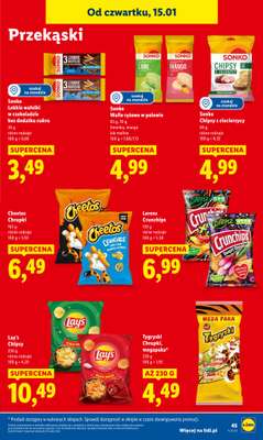 Lidl - gazetka promocyjna Oferta od czwartku od czwartku 15.01 do soboty 17.01 - strona 45