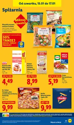 Lidl - gazetka promocyjna Oferta od czwartku od czwartku 15.01 do soboty 17.01 - strona 51