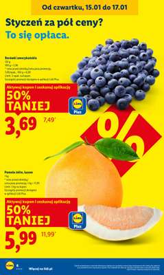 Lidl - gazetka promocyjna Oferta od czwartku od czwartku 15.01 do soboty 17.01 - strona 6