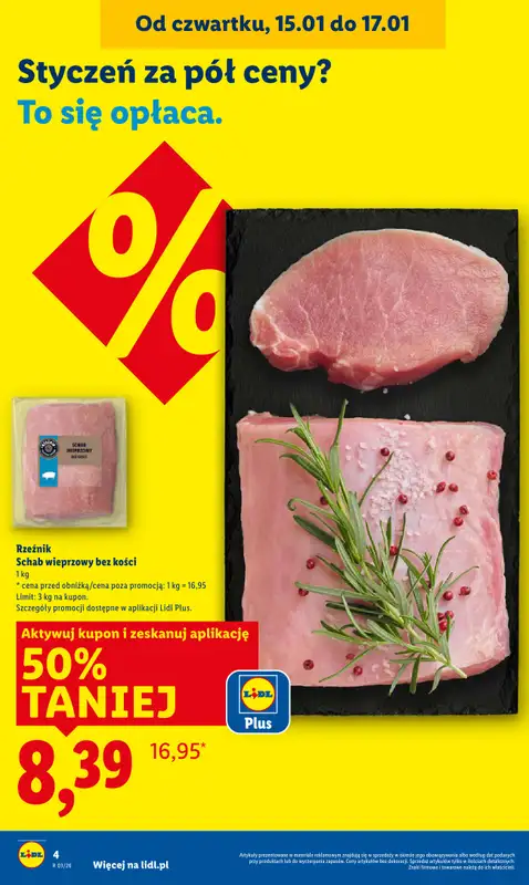 Lidl - gazetka promocyjna Oferta od czwartku od czwartku 15.01 do soboty 17.01 - strona 4