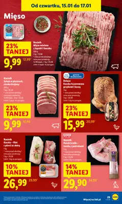 Lidl - gazetka promocyjna Oferta od czwartku od czwartku 15.01 do soboty 17.01 - strona 29