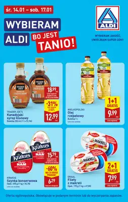 Aldi - gazetka promocyjna Mix okazji w super cenach Aldi! od środy 14.01 do soboty 17.01 - strona 2