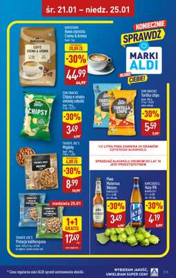 Aldi - gazetka promocyjna ZGIERZ: WIELKIE OTWARCIE już w ŚRODĘ: 21.01! od środy 21.01 do niedzieli 25.01 - strona 11