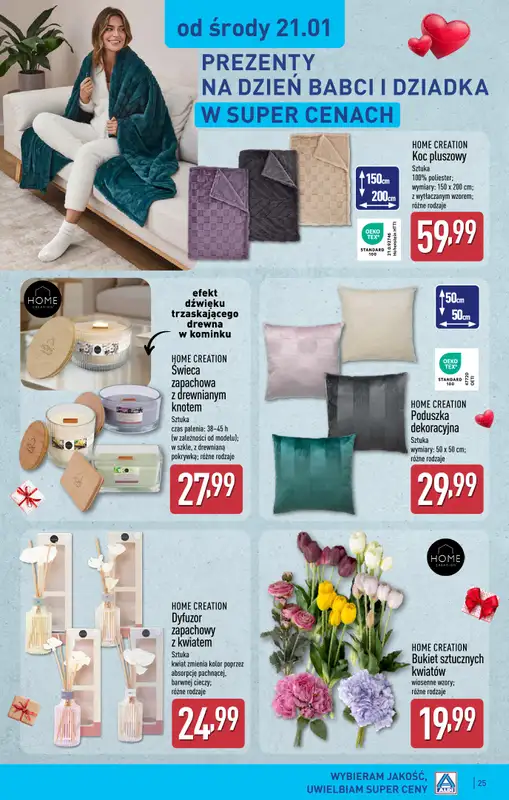 Aldi - gazetka promocyjna ZGIERZ: WIELKIE OTWARCIE już w ŚRODĘ: 21.01! od środy 21.01 do niedzieli 25.01 - strona 25