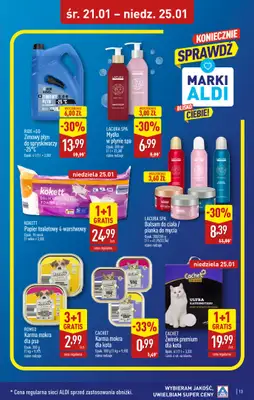 Aldi - gazetka promocyjna ZGIERZ: WIELKIE OTWARCIE już w ŚRODĘ: 21.01! od środy 21.01 do niedzieli 25.01 - strona 13