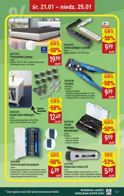 Aldi - gazetka promocyjna ZGIERZ: WIELKIE OTWARCIE już w ŚRODĘ: 21.01! od środy 21.01 do niedzieli 25.01 - strona 23