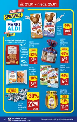 Aldi - gazetka promocyjna ZGIERZ: WIELKIE OTWARCIE już w ŚRODĘ: 21.01! od środy 21.01 do niedzieli 25.01 - strona 10
