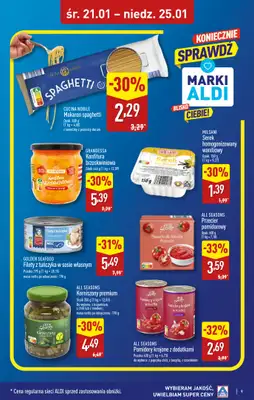 Aldi - gazetka promocyjna ZGIERZ: WIELKIE OTWARCIE już w ŚRODĘ: 21.01! od środy 21.01 do niedzieli 25.01 - strona 9