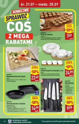 Aldi - gazetka promocyjna ZGIERZ: WIELKIE OTWARCIE już w ŚRODĘ: 21.01! od środy 21.01 do niedzieli 25.01 - strona 20