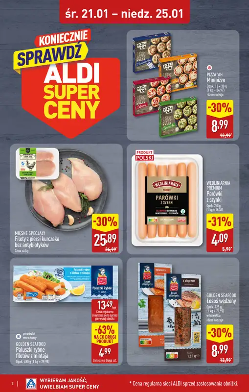 Aldi - gazetka promocyjna ZGIERZ: WIELKIE OTWARCIE już w ŚRODĘ: 21.01! od środy 21.01 do niedzieli 25.01 - strona 2