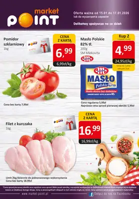 Market Point - gazetka promocyjna Promocje weekendowe od czwartku 15.01 do soboty 17.01