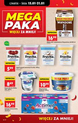 Biedronka - gazetka promocyjna Od czwartku od czwartku 15.01 do środy 21.01 - strona 44