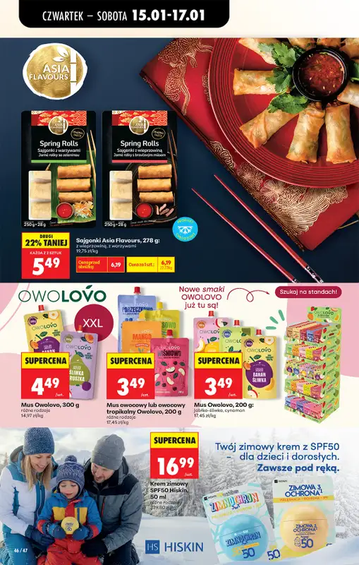 Biedronka - gazetka promocyjna Od czwartku od czwartku 15.01 do środy 21.01 - strona 54