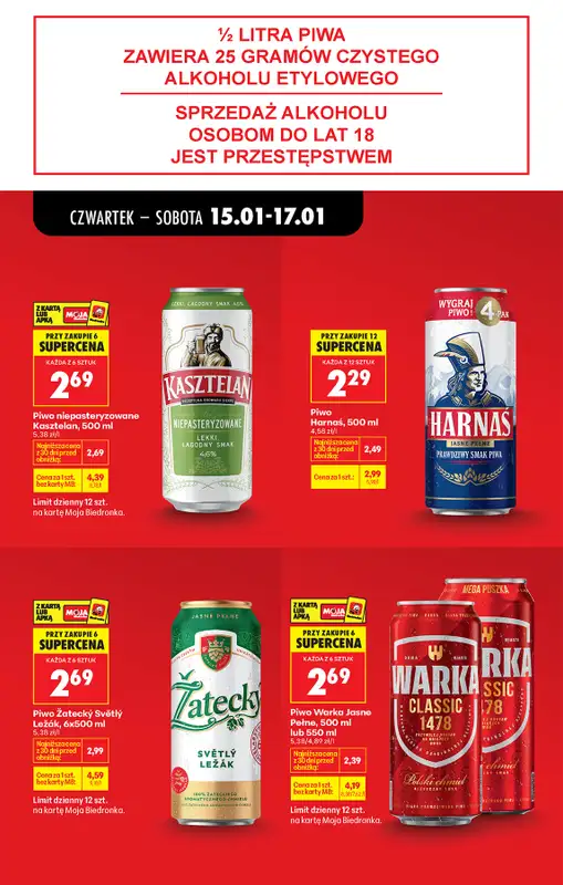 Biedronka - gazetka promocyjna Od czwartku, Z ladą tradycyjną od czwartku 15.01 do środy 21.01 - strona 9