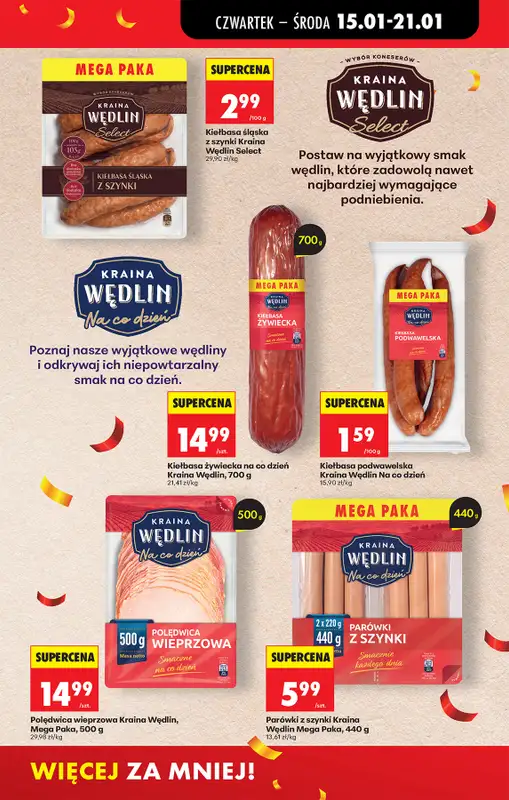 Biedronka - gazetka promocyjna Od czwartku, Z ladą tradycyjną od czwartku 15.01 do środy 21.01 - strona 47