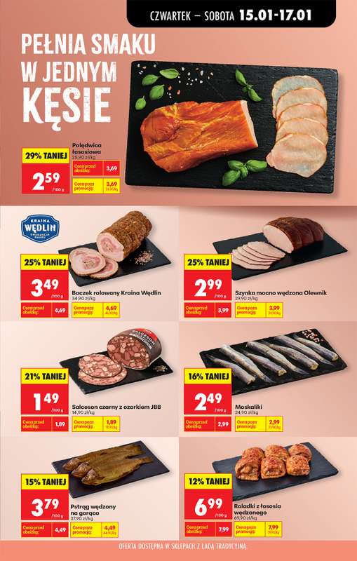 Biedronka - gazetka promocyjna Od czwartku, Z ladą tradycyjną od czwartku 15.01 do środy 21.01 - strona 37