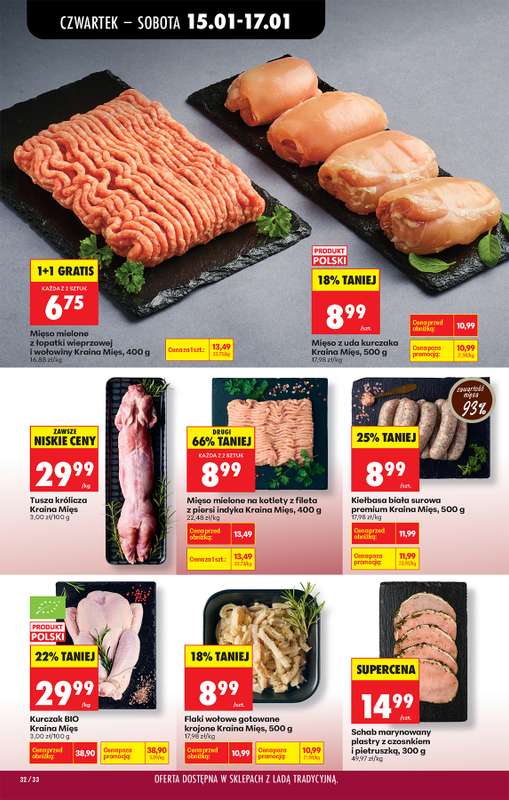 Biedronka - gazetka promocyjna Od czwartku, Z ladą tradycyjną od czwartku 15.01 do środy 21.01 - strona 38