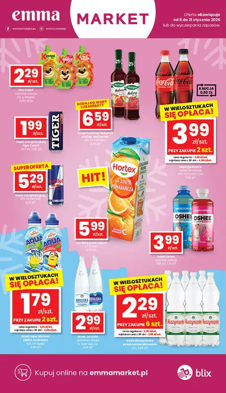 emma MARKET - gazetka promocyjna Gazetka od czwartku 08.01 do środy 21.01 - strona 16