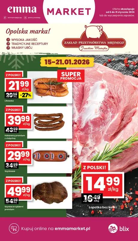 emma MARKET - gazetka promocyjna Gazetka od czwartku 08.01 do środy 21.01 - strona 3